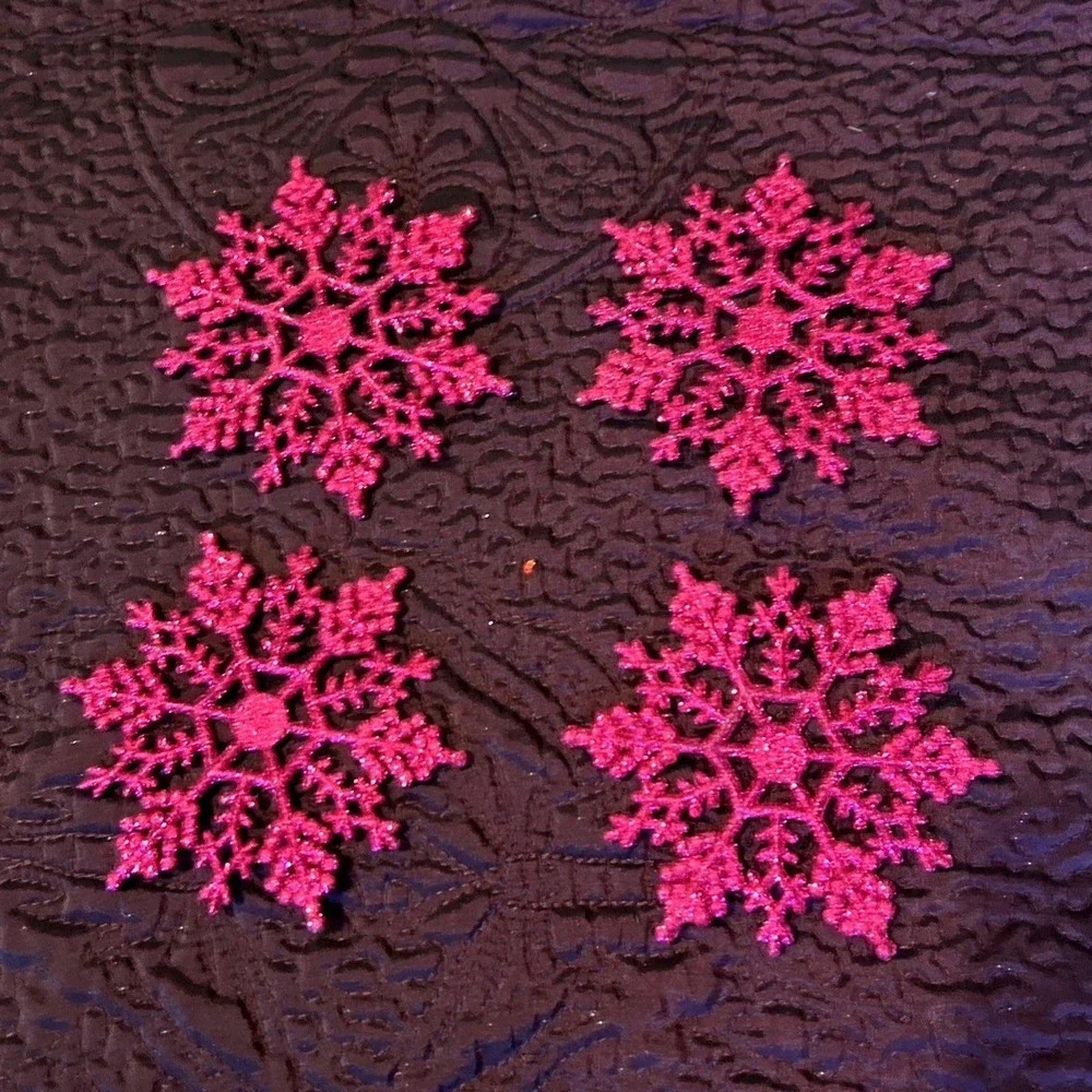 Hobby Lobby 67 Pc Shatterproof Christmas Ornament Lot Glitter Wreath Crafts